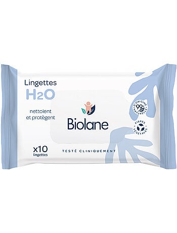 Lingettes épaisses H2O x10