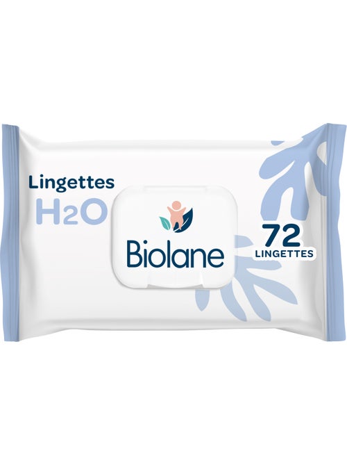 Lingettes épaisses h2o x72 biolane - Kiabi Lingettes épaisses h2o x72 biolane - Kiabi
