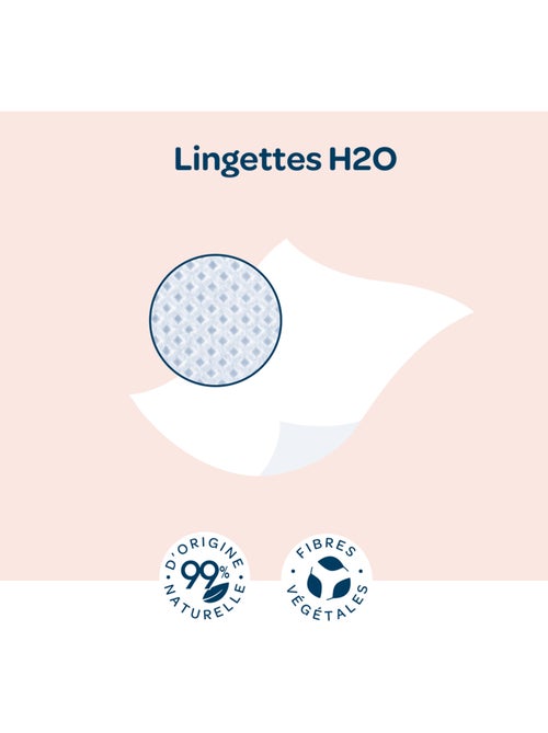 Lingettes épaisses h2o x72 biolane - Kiabi Lingettes épaisses h2o x72 biolane - Kiabi