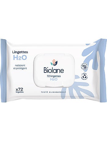 Lingettes épaisses H2O x72