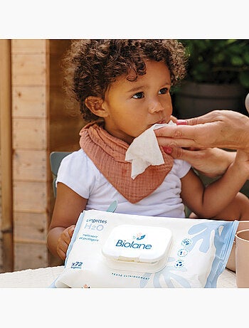 Lingettes épaisses H2O x72