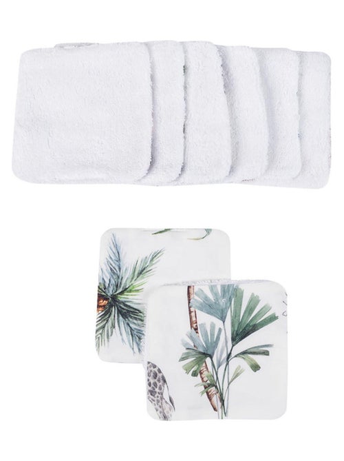 Lingettes lavables en bambou 8 pièces, Safari SEVIRA KIDS - Kiabi