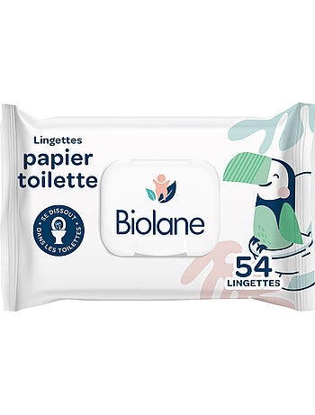 Lingettes papier toilette biolane