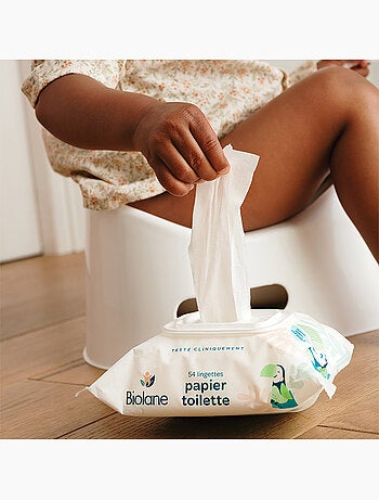 Lingettes papier toilette biolane
