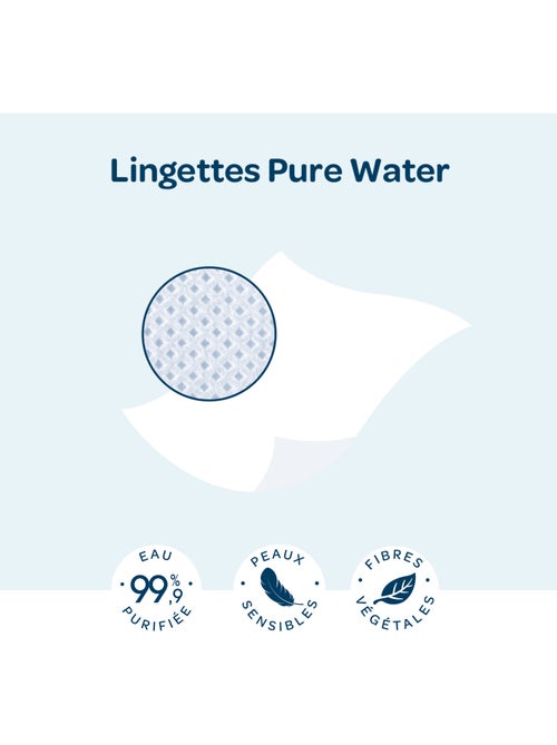 Lingettes pure water biolane - Kiabi Lingettes pure water biolane - Kiabi