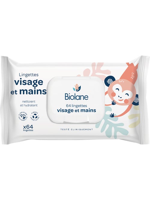 Lingettes visage et mains biolane - Kiabi Lingettes visage et mains biolane - Kiabi