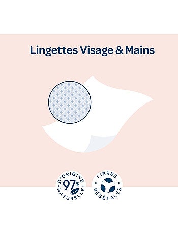Lingettes visage et mains biolane