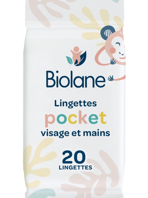 Lingettes visage et mains biolane - Kiabi