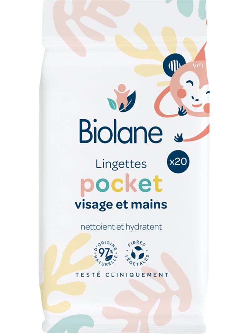 Lingettes visage et mains biolane N/A - Kiabi