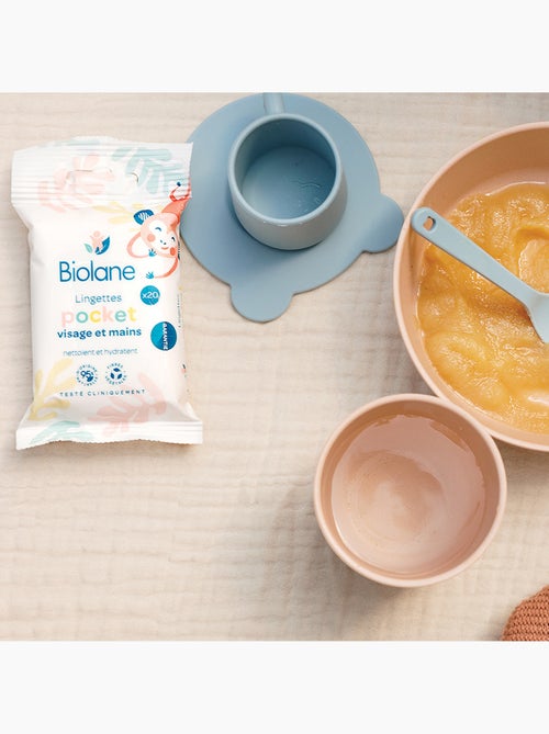 Lingettes visage et mains biolane - Kiabi