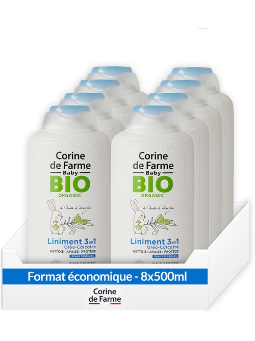 Liniment Oléo-Calcaire - Certifié Bio - Éco Pack x8 - Kiabi Liniment Oléo-Calcaire - Certifié Bio - Éco Pack x8 - Kiabi