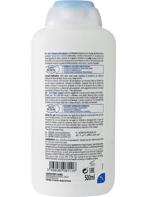Liniment Oléo-Calcaire - Certifié Bio - Éco Pack x8 - Kiabi Liniment Oléo-Calcaire - Certifié Bio - Éco Pack x8 - Kiabi