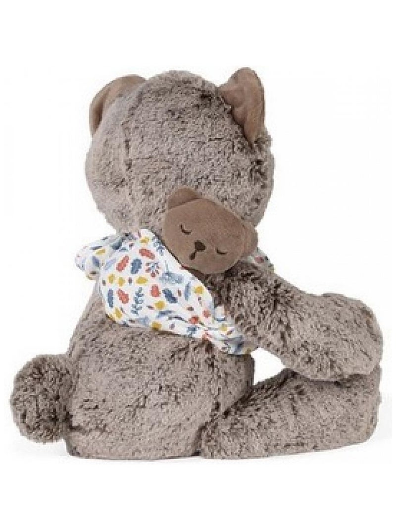 Linoo Peluche Papa Ours Oscar 35cm Gris - Kiabi