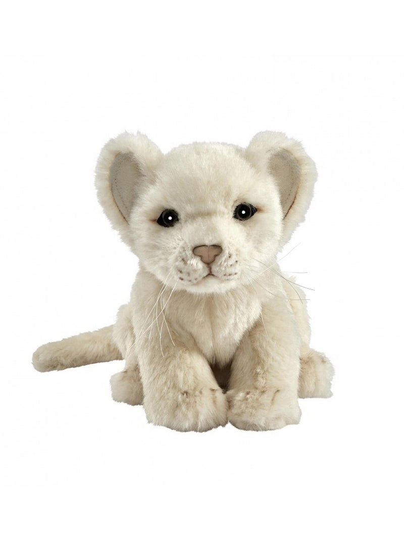 Lion Blanc Bébé Assis 18 cm Noir - Kiabi
