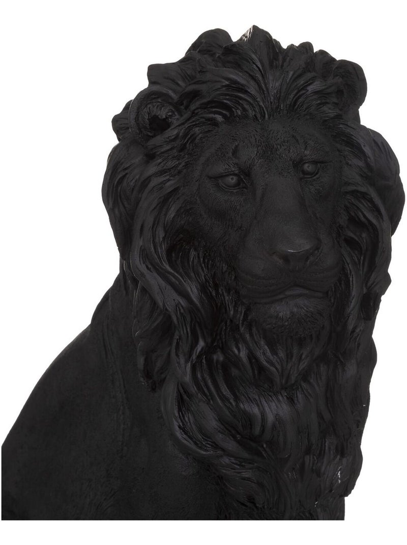 Lion en résine pour extérieur Gris foncé - Kiabi