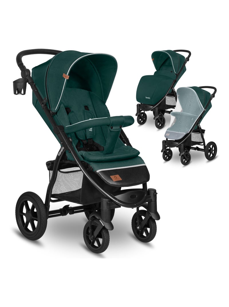 LIONELO Annet Tour - Poussette canne universelle - Jusqu'à 22 kg - Vert Noir Vert Noir - Kiabi