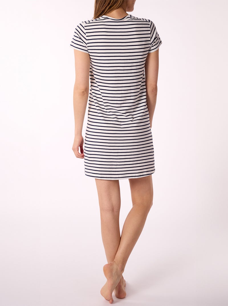 Liquette   AIR MARIN marine - MELISSA BROWN Blanc - Kiabi