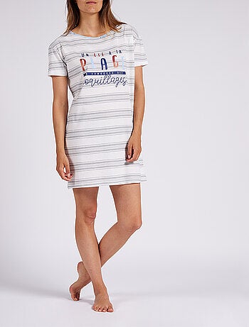 Liquette CLAPOTIS gris clair/blanc - MELISSA BROWN