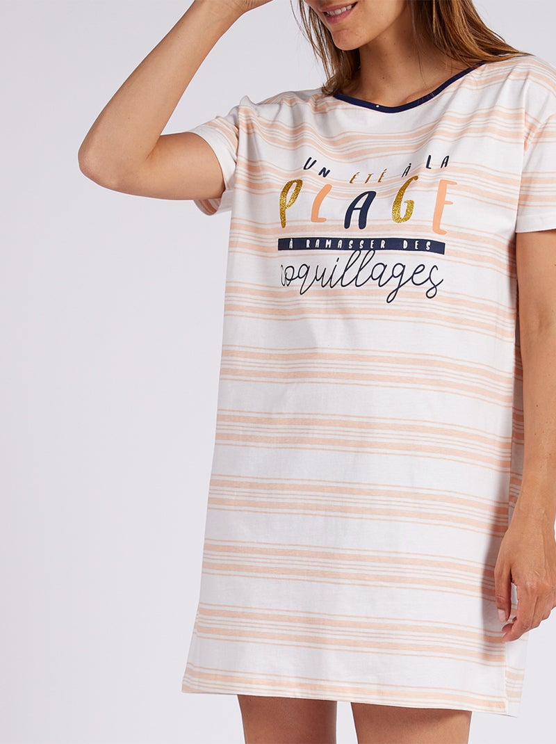 Liquette   CLAPOTIS nude - MELISSA BROWN Blanc - Kiabi