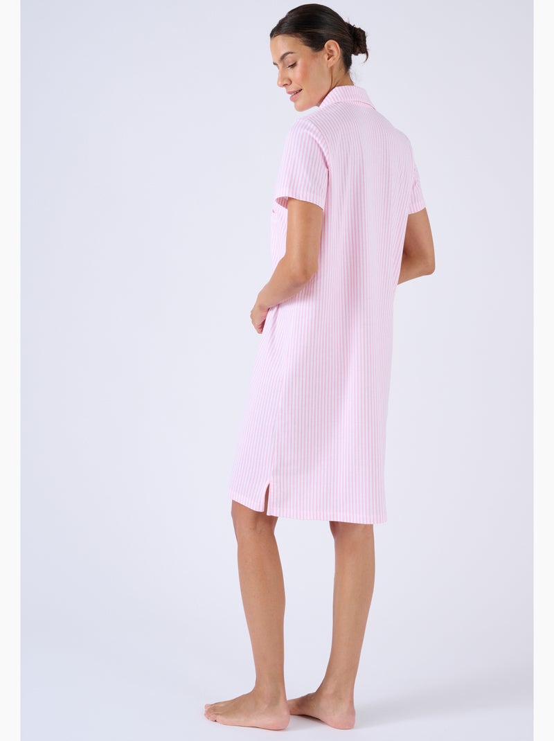 Liquette en maille jersey - Damart Rose - Kiabi
