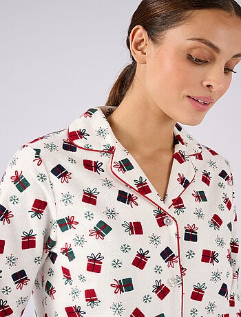 Liquette flanelle pur coton - Damart