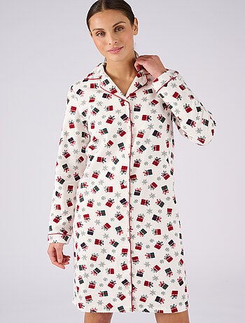 Liquette flanelle pur coton - Damart
