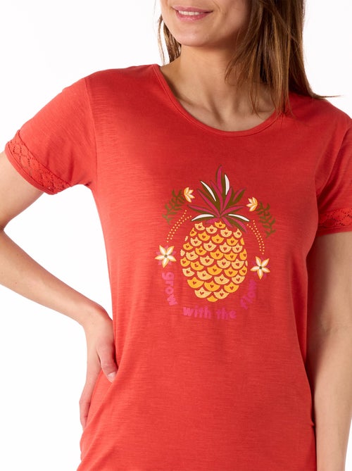 Liquette   INKY rouge - MELISSA BROWN - Kiabi