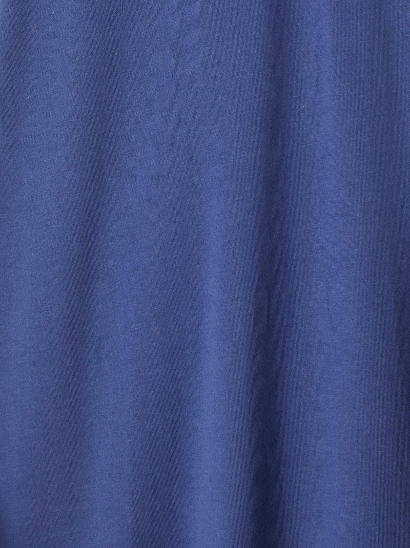 Liquette maille jersey, long. 120 cm - Damart Bleu nuit - Kiabi