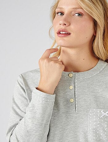 Liquette maille jersey, long. 120 cm - Damart