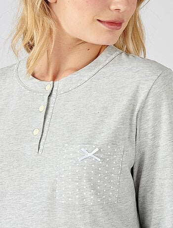 Liquette maille jersey, long. 95 cm - Damart