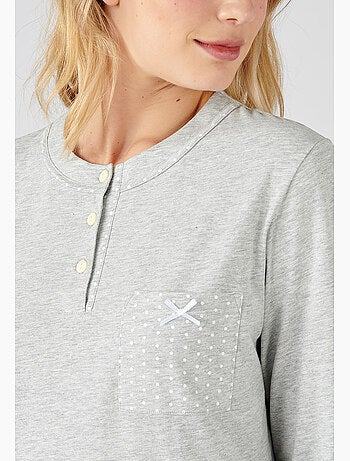 Liquette maille jersey, long. 95 cm - Damart