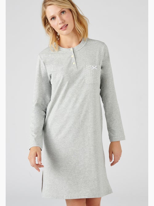 Liquette maille jersey, long. 95 cm - Damart - Kiabi