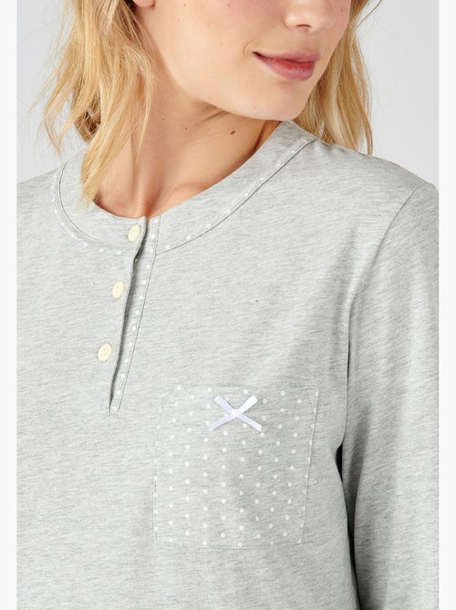 Liquette maille jersey, long. 95 cm - Damart - Kiabi