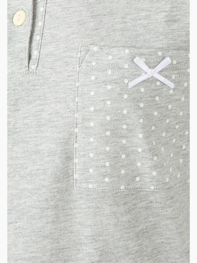 Liquette maille jersey, long. 95 cm - Damart Gris clair - Kiabi
