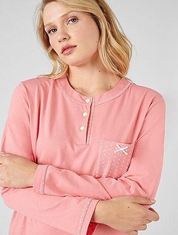 Liquette maille jersey, long. 95 cm - Damart