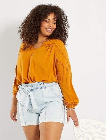 Liquette manches bouffantes