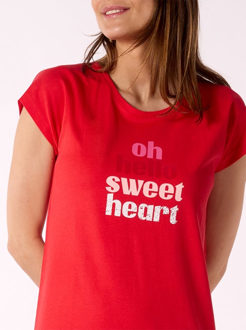 Liquette   PUNCHY rouge - MELISSA BROWN - Kiabi