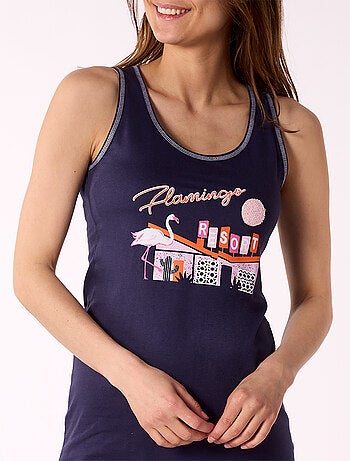 Liquette sans manche AIR MARIN marine - MELISSA BROWN