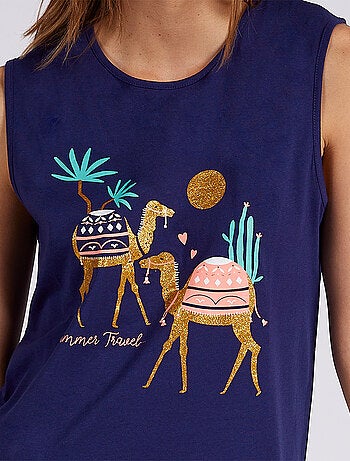 Liquette SUMMER TRAVEL bleu - MELISSA BROWN