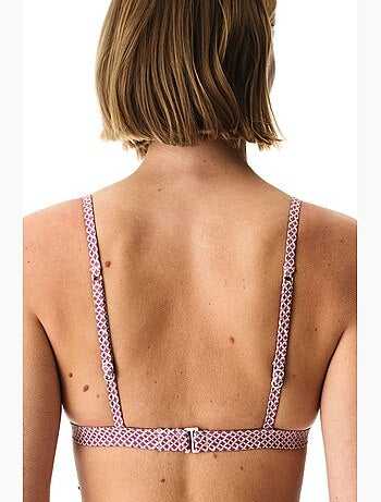 Liriane haut de bikini triangle fleuri penti