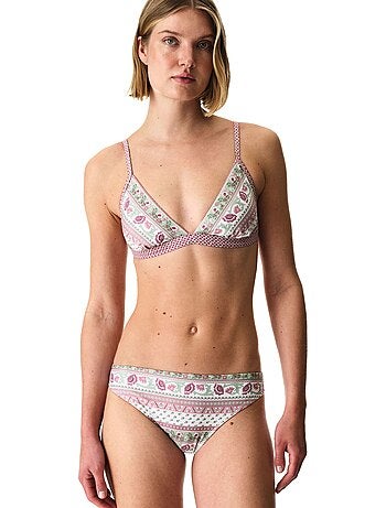 Liriane haut de bikini triangle fleuri penti