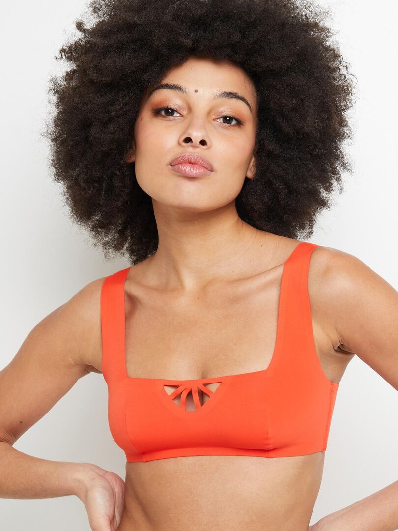 Lisa maillot de bain brassiere Orange - Kiabi