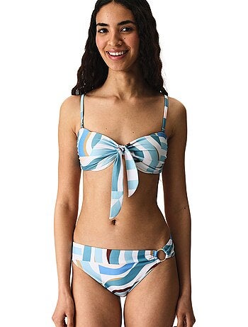 Lisandra bas de bikini taille mi-haute à côtés penti