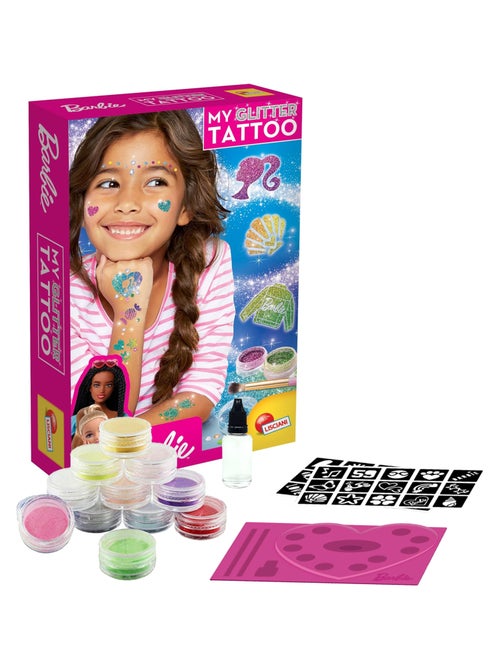 LISCIANI - Barbie - My Glitter Tattoo - Tatouage paillette enfant éphémère - Kiabi