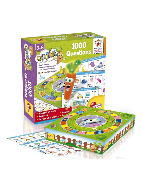 LISCIANI - Coffret 1000 questions Carotina - Jeux éducatif électronique - Kiabi