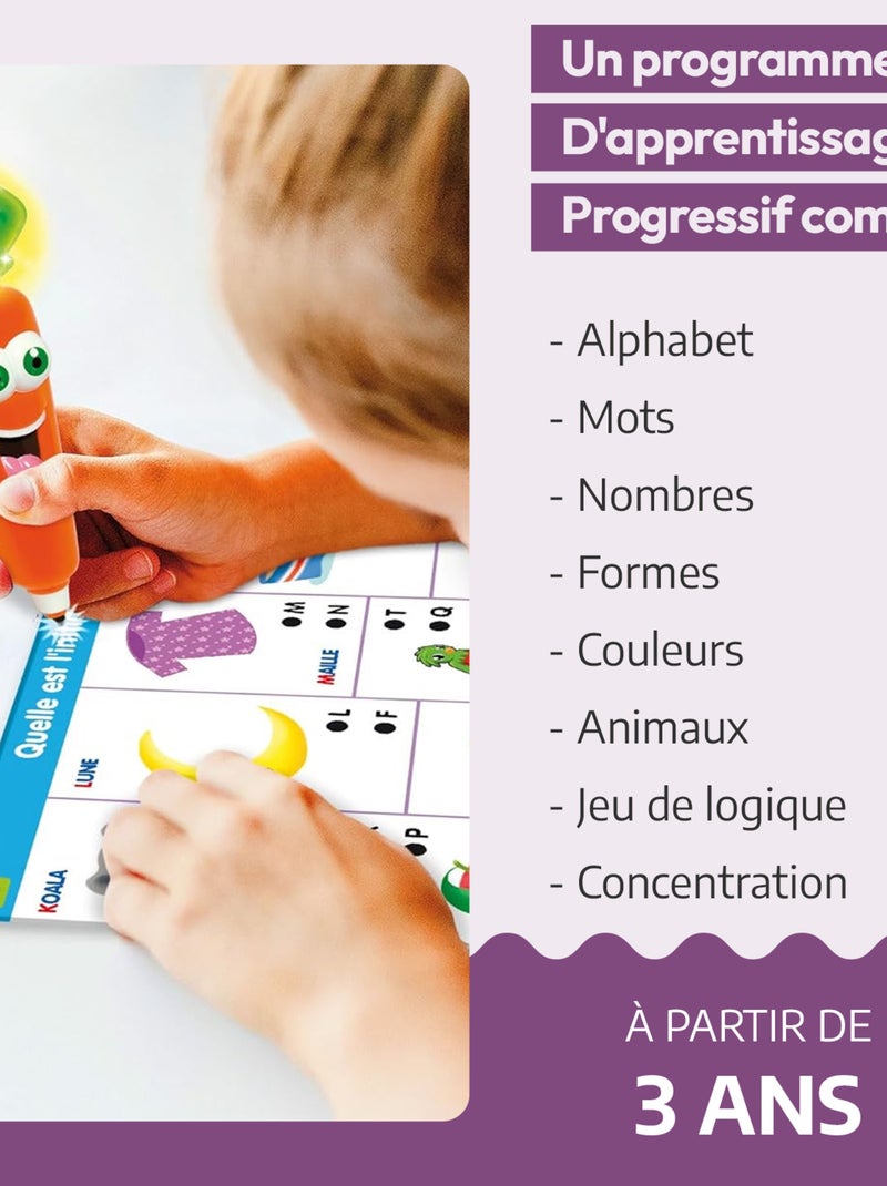 LISCIANI - Coffret 1000 questions Carotina - Jeux éducatif électronique Multicolore - Kiabi