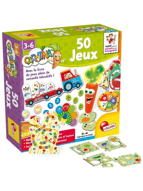 LISCIANI - Coffret 50 jeux Carotina - Jeux éducatif électronique - Stylo éducatif - Kiabi
