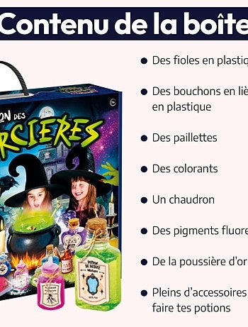 LISCIANI - La maison des sorcières - Crazy science - Kit d'expériences magiques