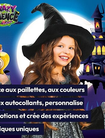 LISCIANI - La maison des sorcières - Crazy science - Kit d'expériences magiques
