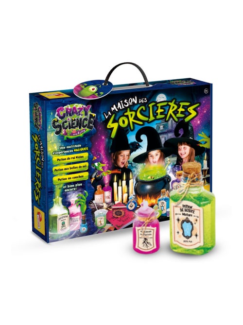 LISCIANI - La maison des sorcières - Crazy science - Kit d'expériences magiques - Kiabi